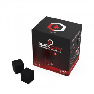 BLACKCOCO&rsquo;s Premium Shisha Kohle - CUBES27+ (2 KG)